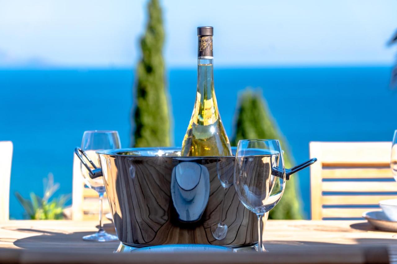 Superbe Villa, Incroyable Vue Mer, Piscine Chauffee, Climatisee Σαιντ-Μαξίμ Εξωτερικό φωτογραφία