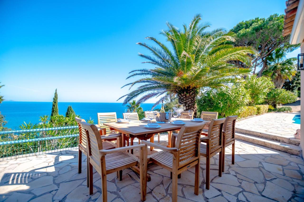 Superbe Villa, Incroyable Vue Mer, Piscine Chauffee, Climatisee Σαιντ-Μαξίμ Εξωτερικό φωτογραφία