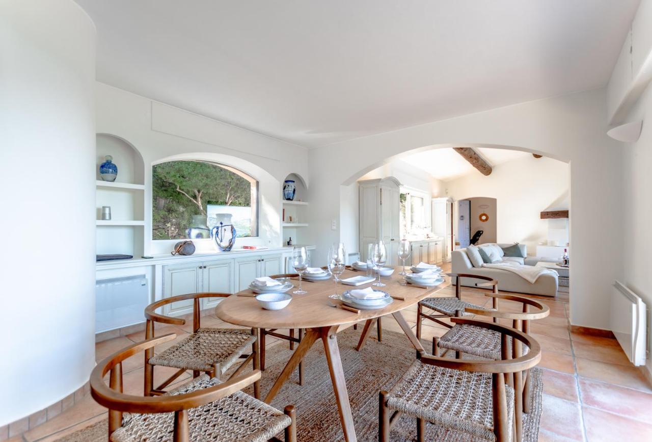 Superbe Villa, Incroyable Vue Mer, Piscine Chauffee, Climatisee Σαιντ-Μαξίμ Εξωτερικό φωτογραφία