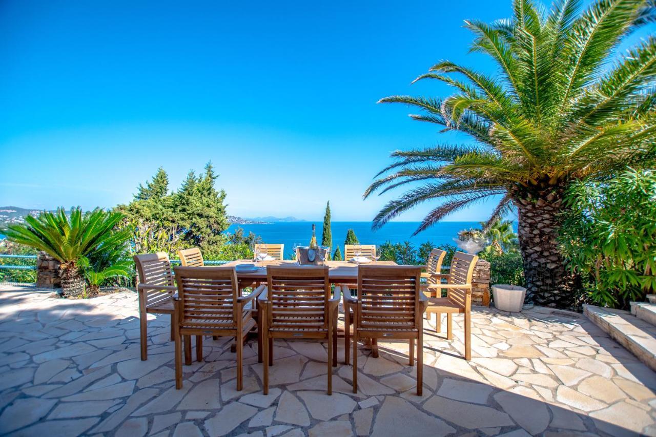 Superbe Villa, Incroyable Vue Mer, Piscine Chauffee, Climatisee Σαιντ-Μαξίμ Εξωτερικό φωτογραφία