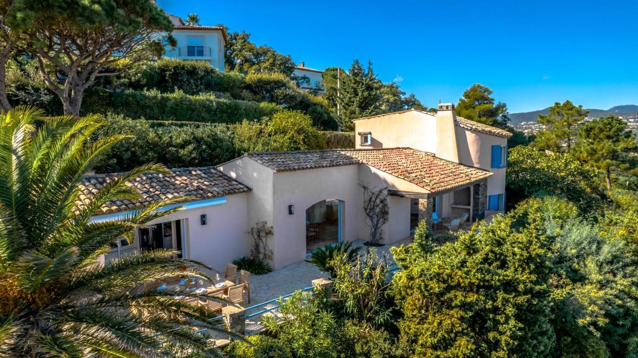 Superbe Villa, Incroyable Vue Mer, Piscine Chauffee, Climatisee Σαιντ-Μαξίμ Εξωτερικό φωτογραφία