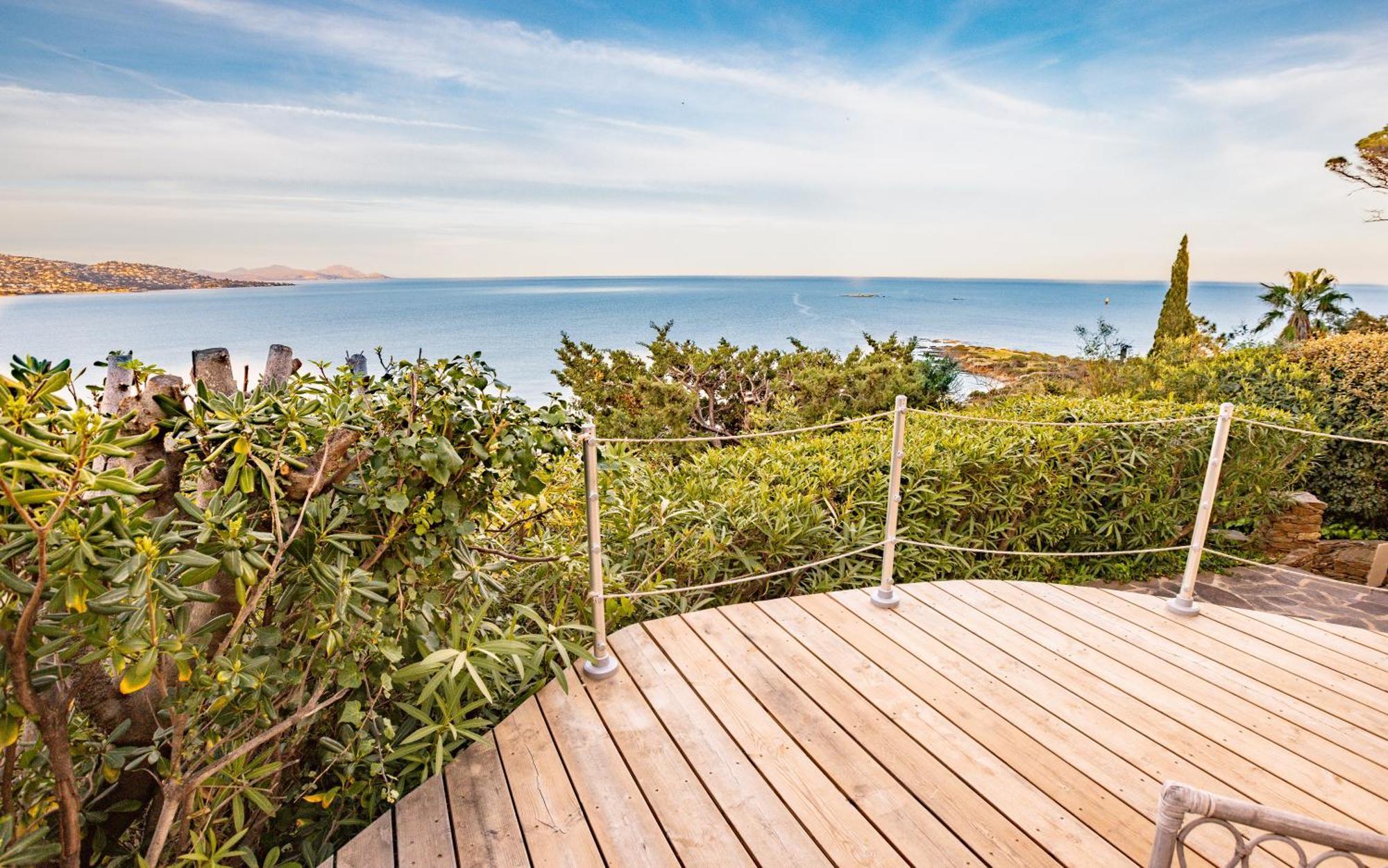 Superbe Villa, Incroyable Vue Mer, Piscine Chauffee, Climatisee Σαιντ-Μαξίμ Εξωτερικό φωτογραφία