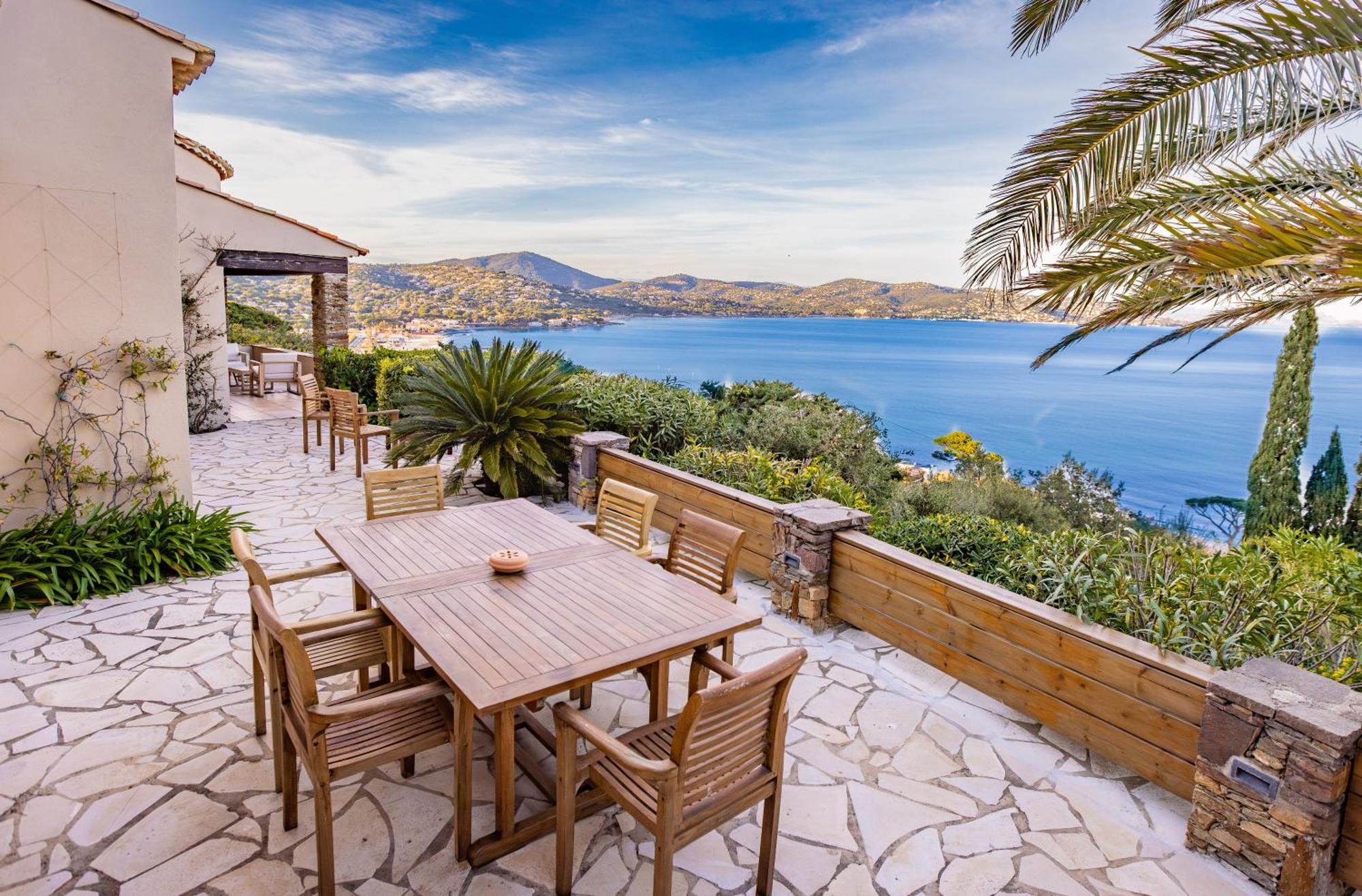 Superbe Villa, Incroyable Vue Mer, Piscine Chauffee, Climatisee Σαιντ-Μαξίμ Εξωτερικό φωτογραφία
