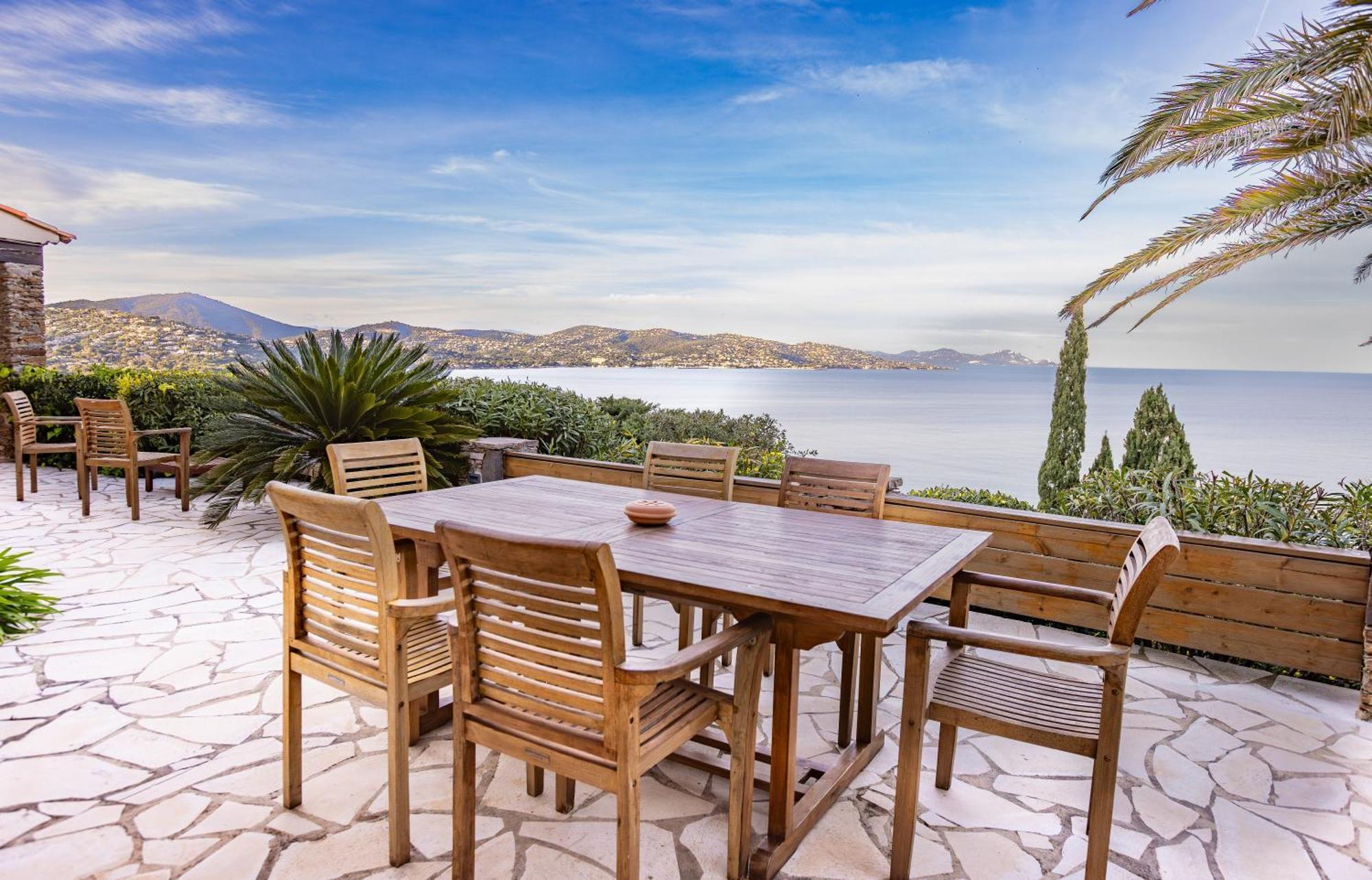 Superbe Villa, Incroyable Vue Mer, Piscine Chauffee, Climatisee Σαιντ-Μαξίμ Εξωτερικό φωτογραφία