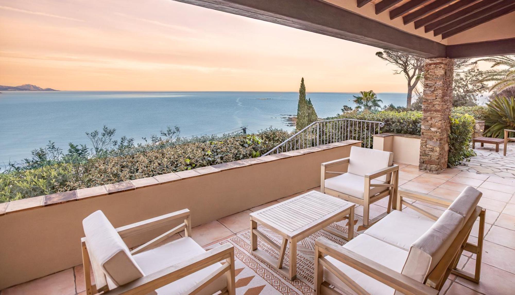 Superbe Villa, Incroyable Vue Mer, Piscine Chauffee, Climatisee Σαιντ-Μαξίμ Εξωτερικό φωτογραφία