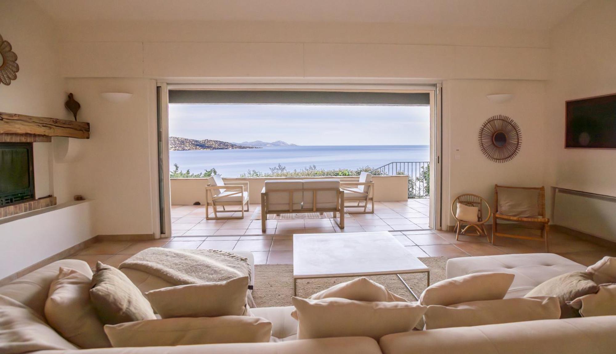 Superbe Villa, Incroyable Vue Mer, Piscine Chauffee, Climatisee Σαιντ-Μαξίμ Εξωτερικό φωτογραφία