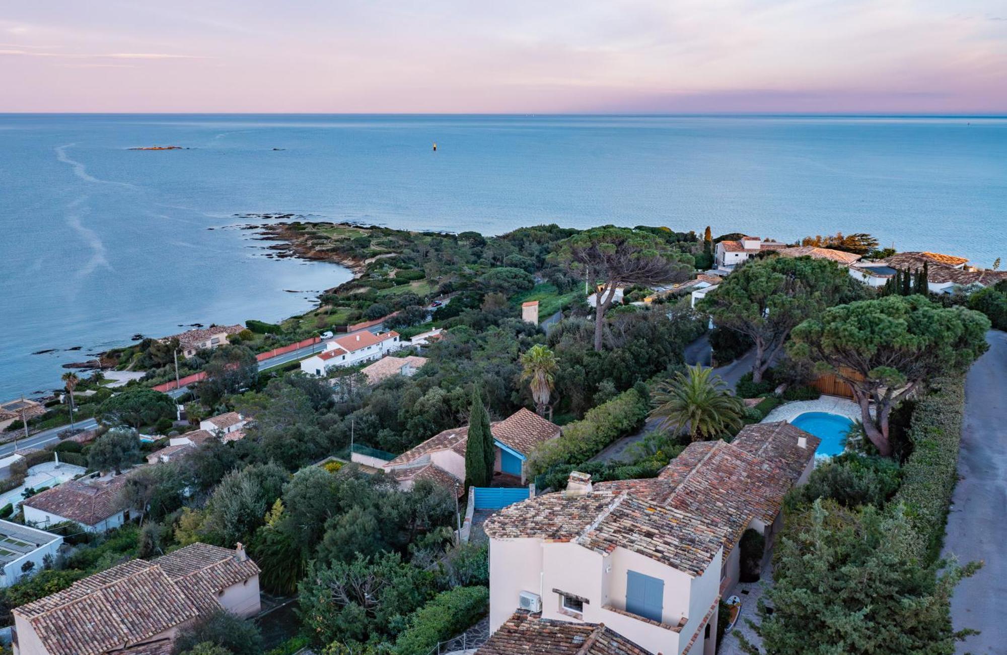Superbe Villa, Incroyable Vue Mer, Piscine Chauffee, Climatisee Σαιντ-Μαξίμ Εξωτερικό φωτογραφία