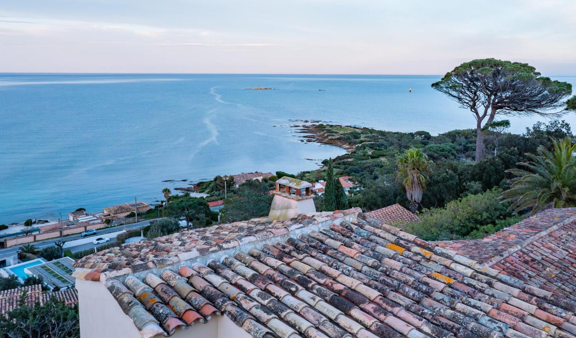 Superbe Villa, Incroyable Vue Mer, Piscine Chauffee, Climatisee Σαιντ-Μαξίμ Εξωτερικό φωτογραφία